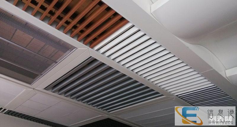 古木纹铝方通圆管吊顶 古木纹铝方通圆管吊顶