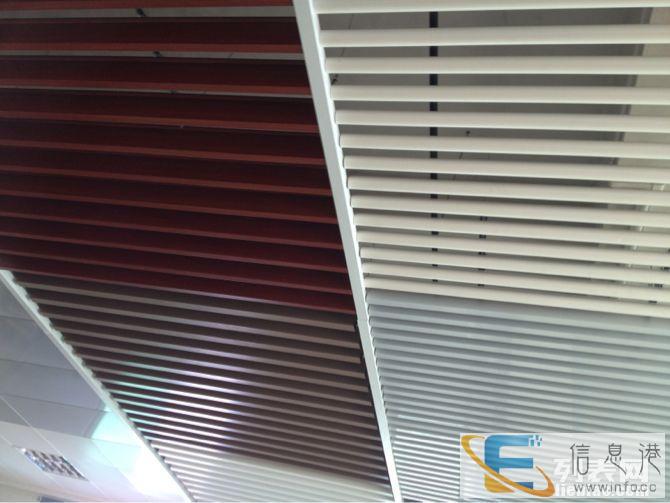 古木纹铝方通圆管吊顶 古木纹铝方通圆管吊顶