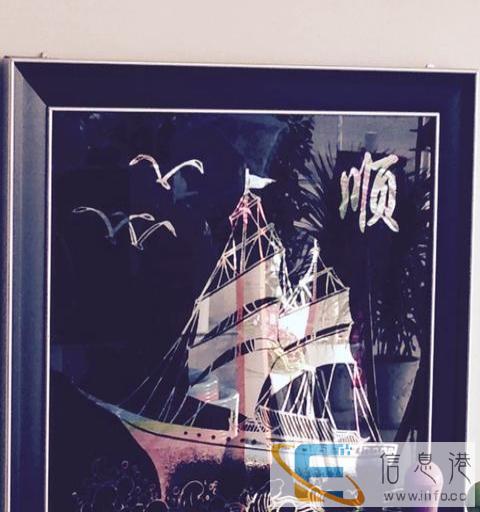 出售背景画  客厅装饰画三套