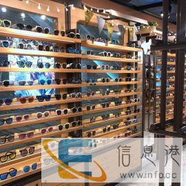 湛江卖品牌眼镜柜台定制连锁眼镜店装修收银台眼镜展示柜展柜