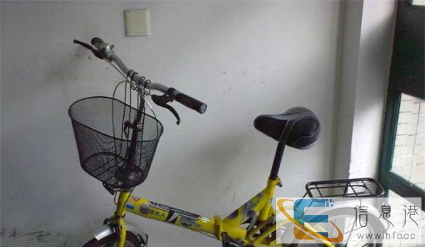 自用折叠自行车功能完好价格可小刀