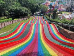 安庆活动设备网红七彩滑道安装制作出租厂家