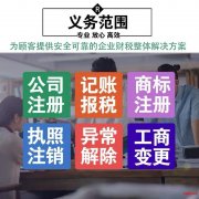 嘉兴平湖代办公司注册，代理记账