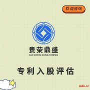 四川省绵阳市知识产权评估专利入股评估技术软著商标评估