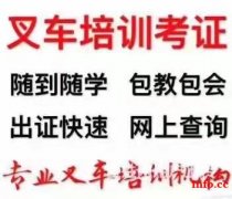 杭州市萧山区考叉车证在哪里报名 报考费用是多少？