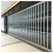 嘉定区铝合金电动门 透明水晶门 折叠门制作安装